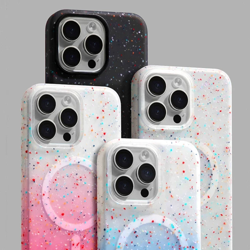 Funda para iPhone con efecto salpicado artístico