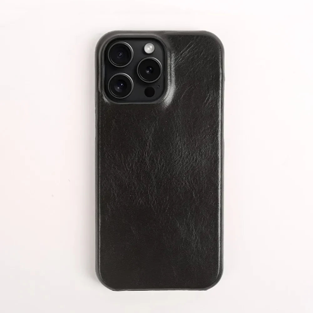 L'EXÉCUTIF - COQUE IPHONE EN CUIR VÉRITABLE