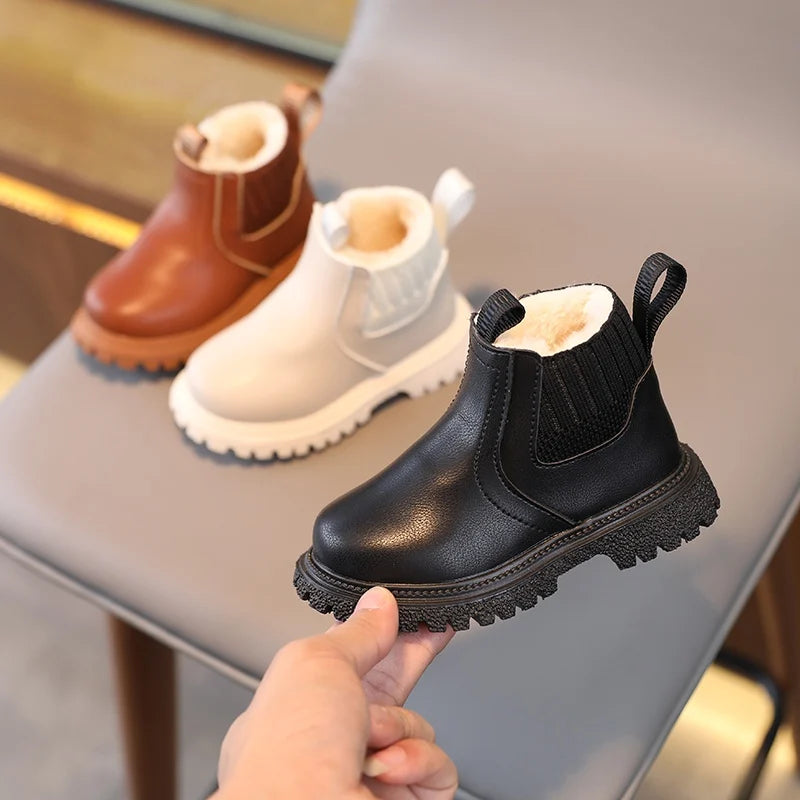 Autumn Winter Kids Boots - Super Warm & Stylish for Boys and Girls