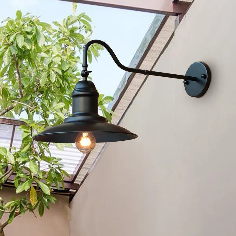 American Vintage Outdoor Garden Wall Light