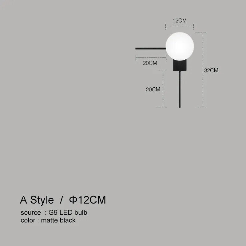 IAN Shiri Modern Creativity Wall Lights