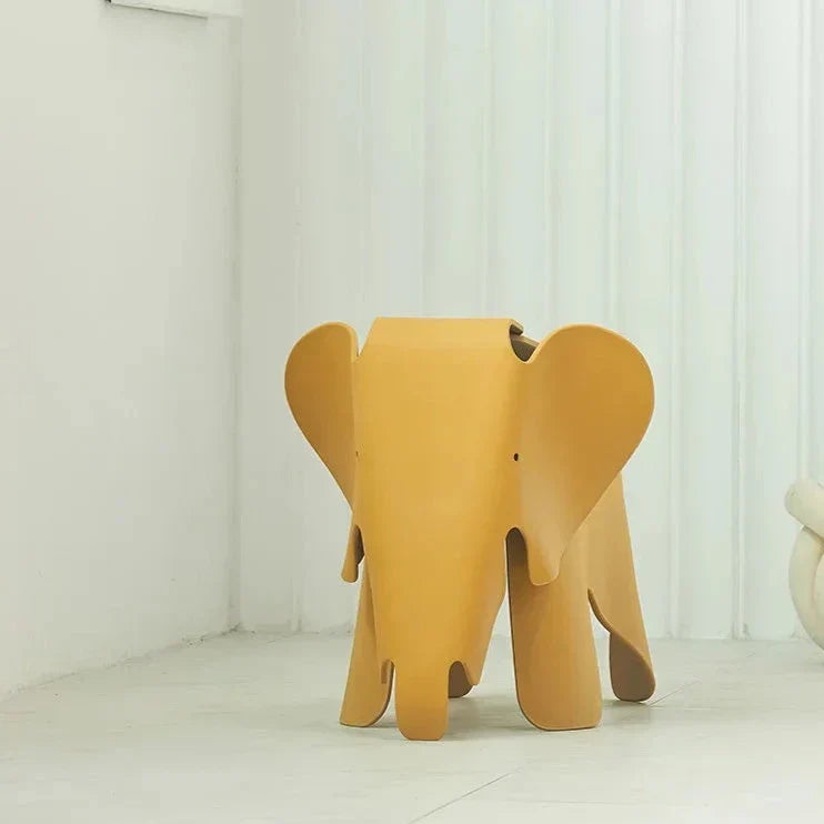 Modern Origami Elephant Stool Ottoman Decor