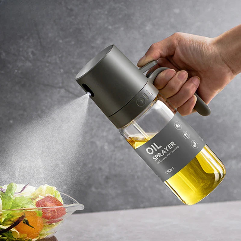 Gourmet Mist 250ml High Borosilicate Glass Oil Spray Bottle – Perfect for Healthy Cooking