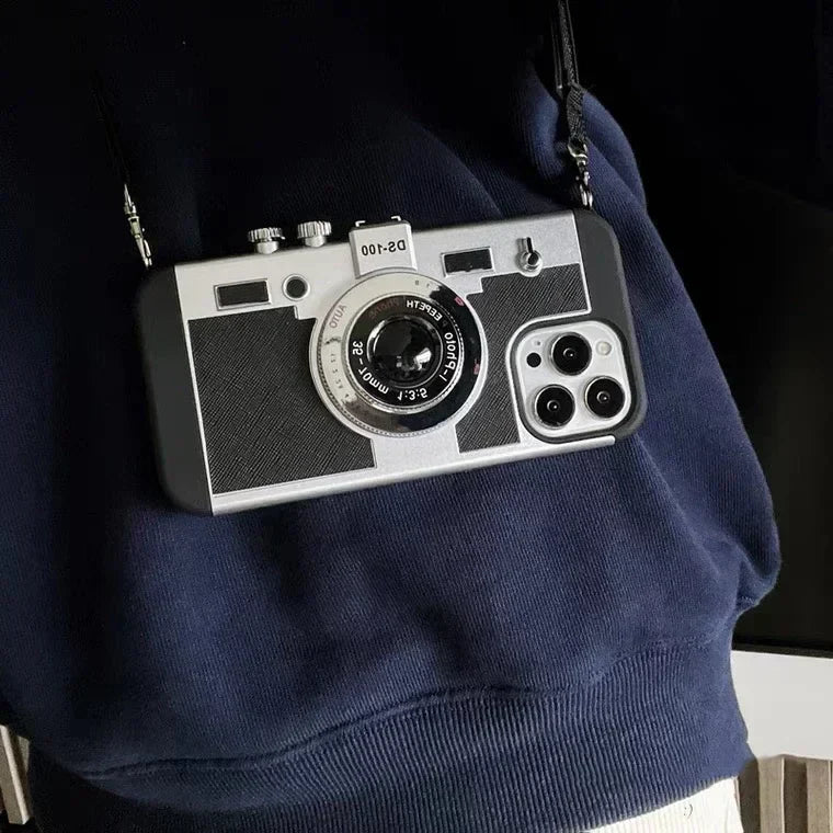 NYTT 2024 Limited Edition Old Vintage Retro Camera iPhone-deksel (Emily in paris-deksel)