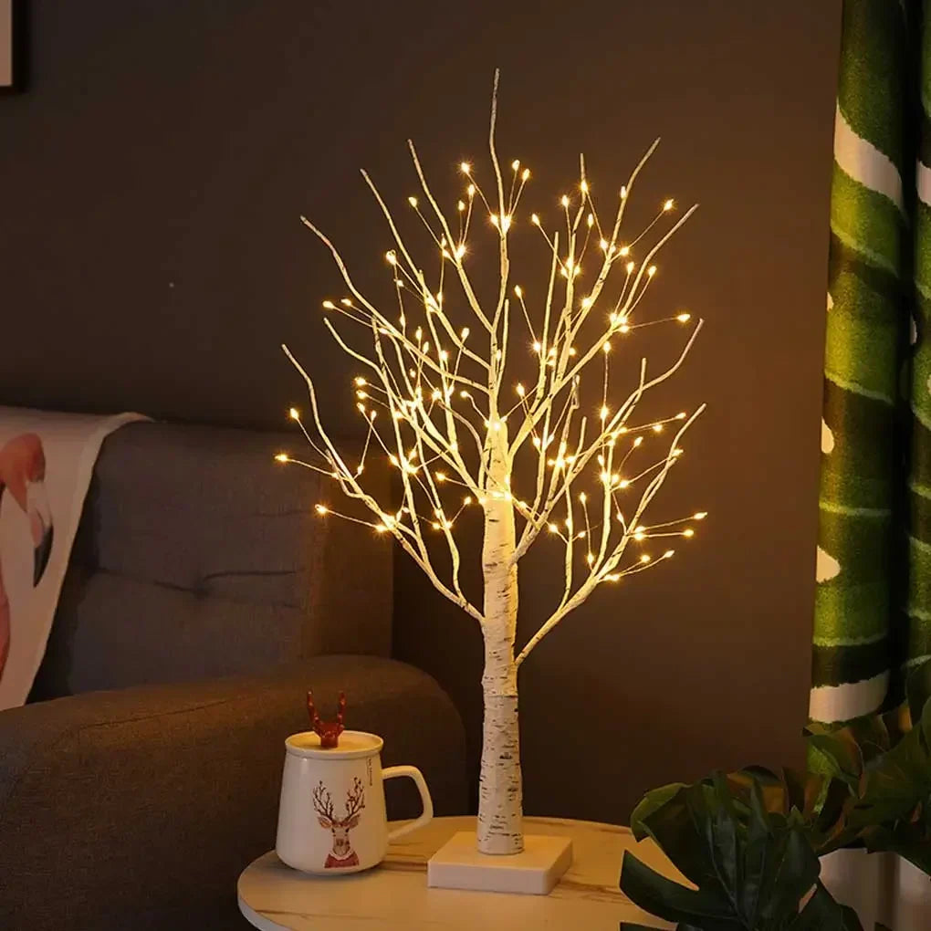 Enchanted Birch Tree LED Lamp, Christmas Light