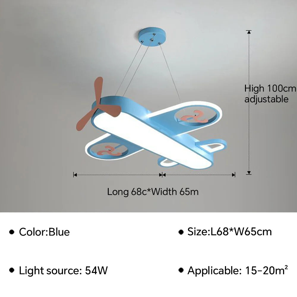 Flygplans LED-krona