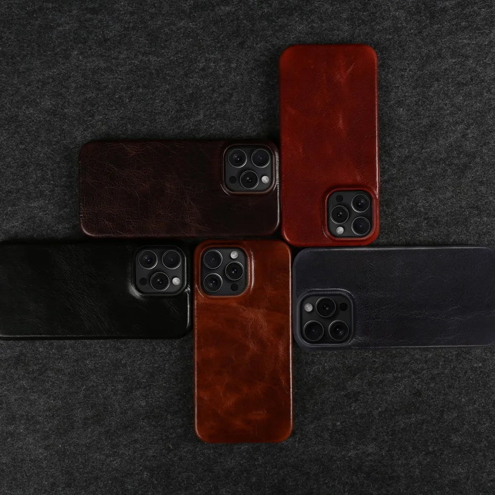 THE EXECUTIVE - GENUINE LEATHER IPHONE CASE