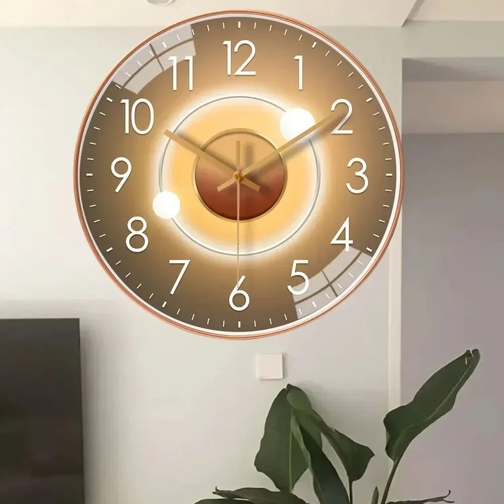 SilentTime – Reloj de pared digital de estilo clásico