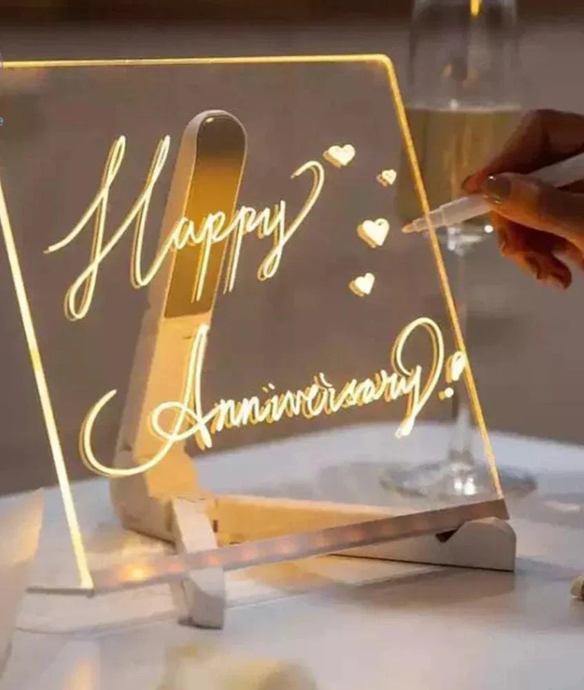 DreamNote - Luce di compleanno a LED multifunzionale