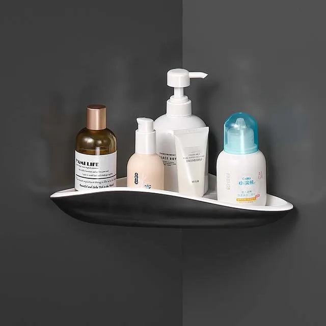 No-Drill Sleek Shower Shelf for Shampoo & Cosmetics