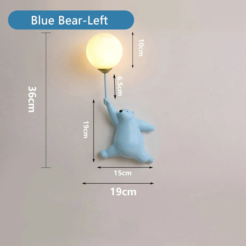 Polar Bear Wall Lamp