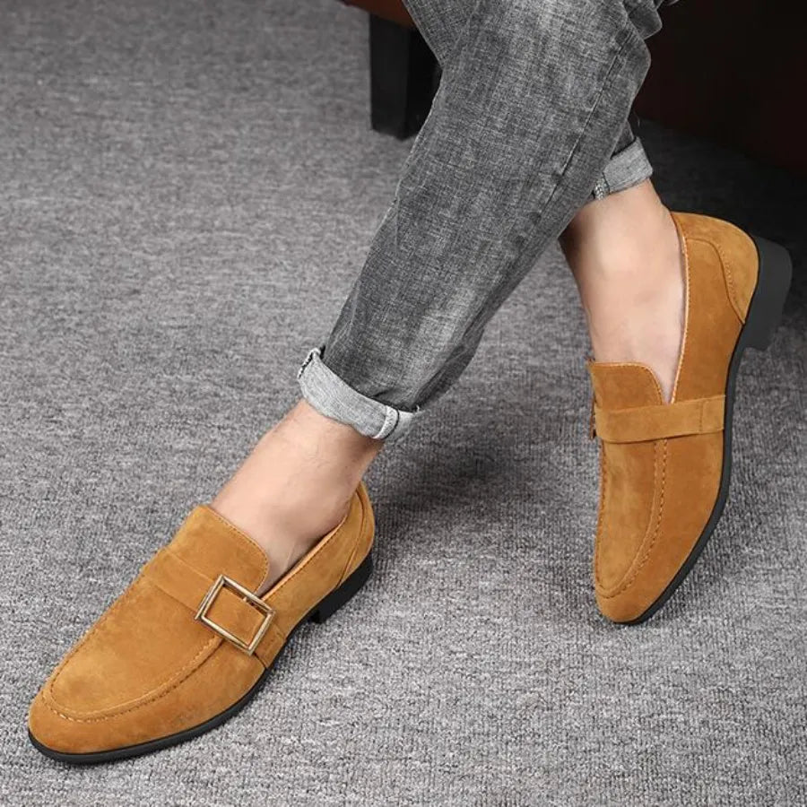 Suède loafers van Vincenzo