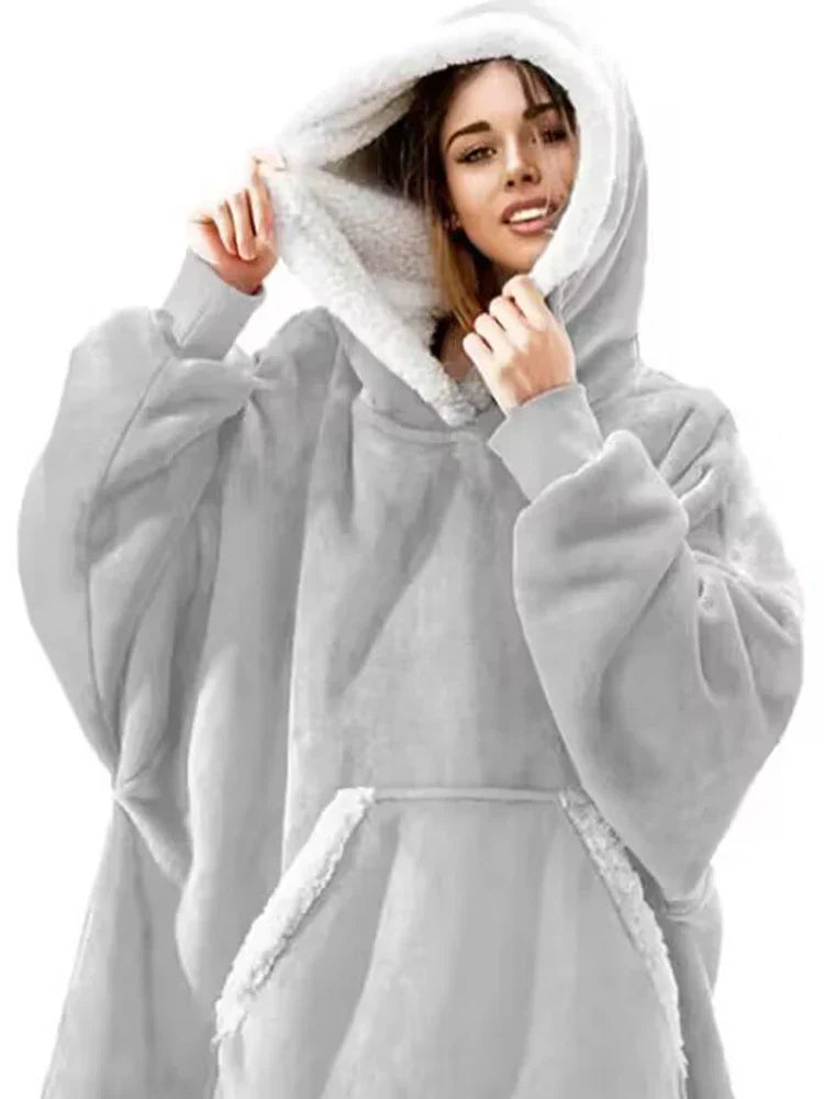 FleeceWrap - Polar Sweater with Hood