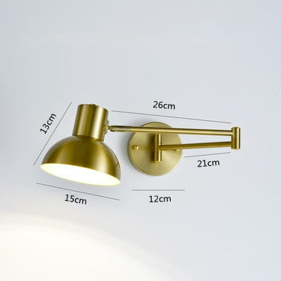 KIN Grace - Touch Sensor Wall Lights Adjustable Swing Long Arm