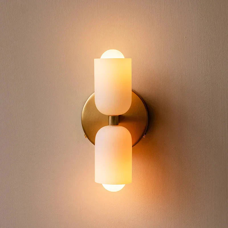 Creamy Glow Matt White Wall Lamp