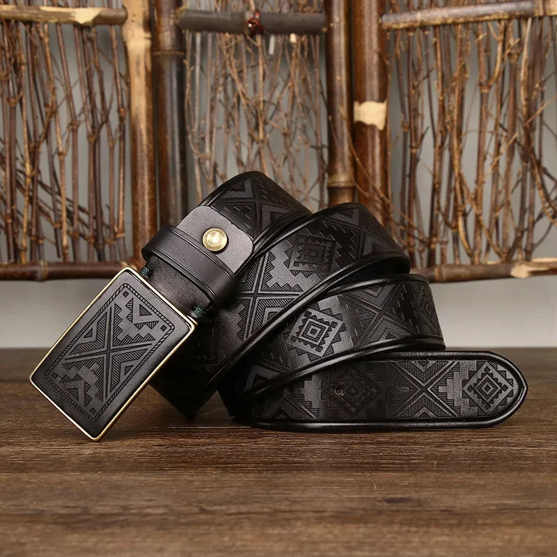 CANYON TRACE COWHIDE BELT