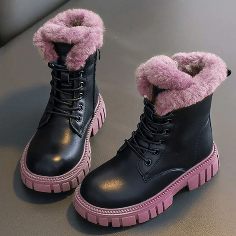 Cindy's trendy winterlaarzen: chique, Koreaans geïnspireerde schoenen van imitatiebont voor meisjes van 6 tot 18 jaar