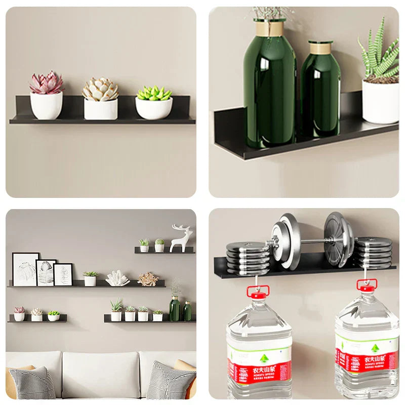 Stylish Aluminum Floating Shelves Solution