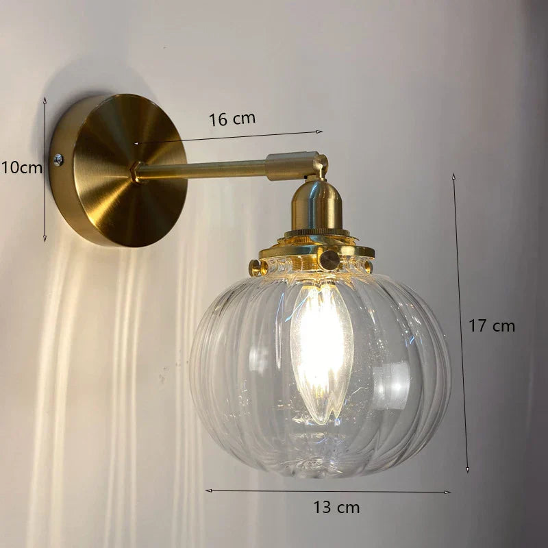 Orla Glas Wandlampe