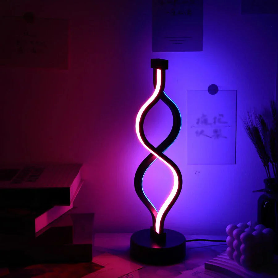 Creatieve Paarse USB Bureau Lamp