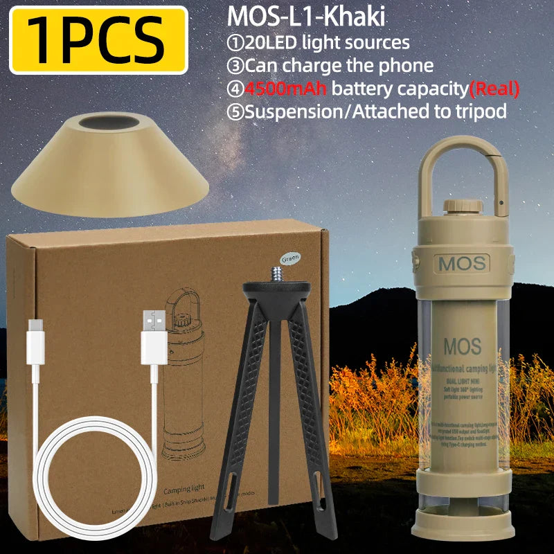 Portable USB Camping Lantern Light