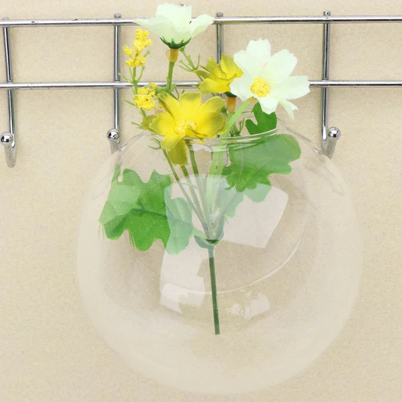 Floating Vase - Hanging Glass Hydroponic Vase