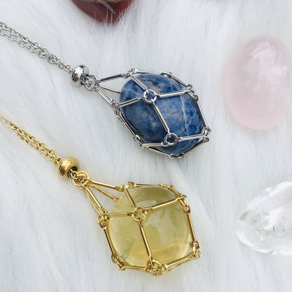 Crystal stones necklace