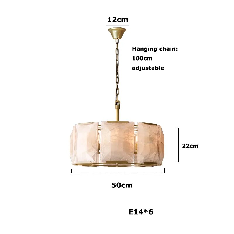 Lâmpadas de Pendente de Chandeliers LED Dimmable Retro Americanas E14