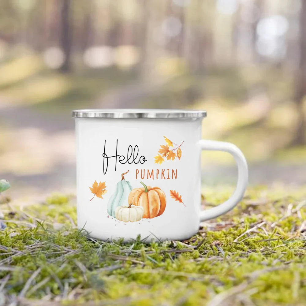 Collection de tasses d'automne douillettes