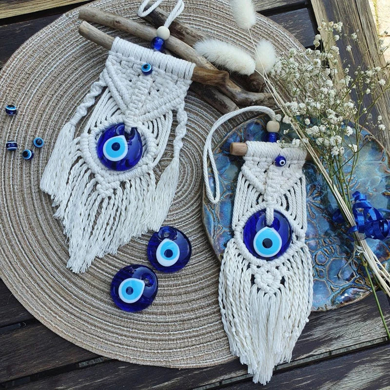 Handmade Evil Eye Wall Hanging