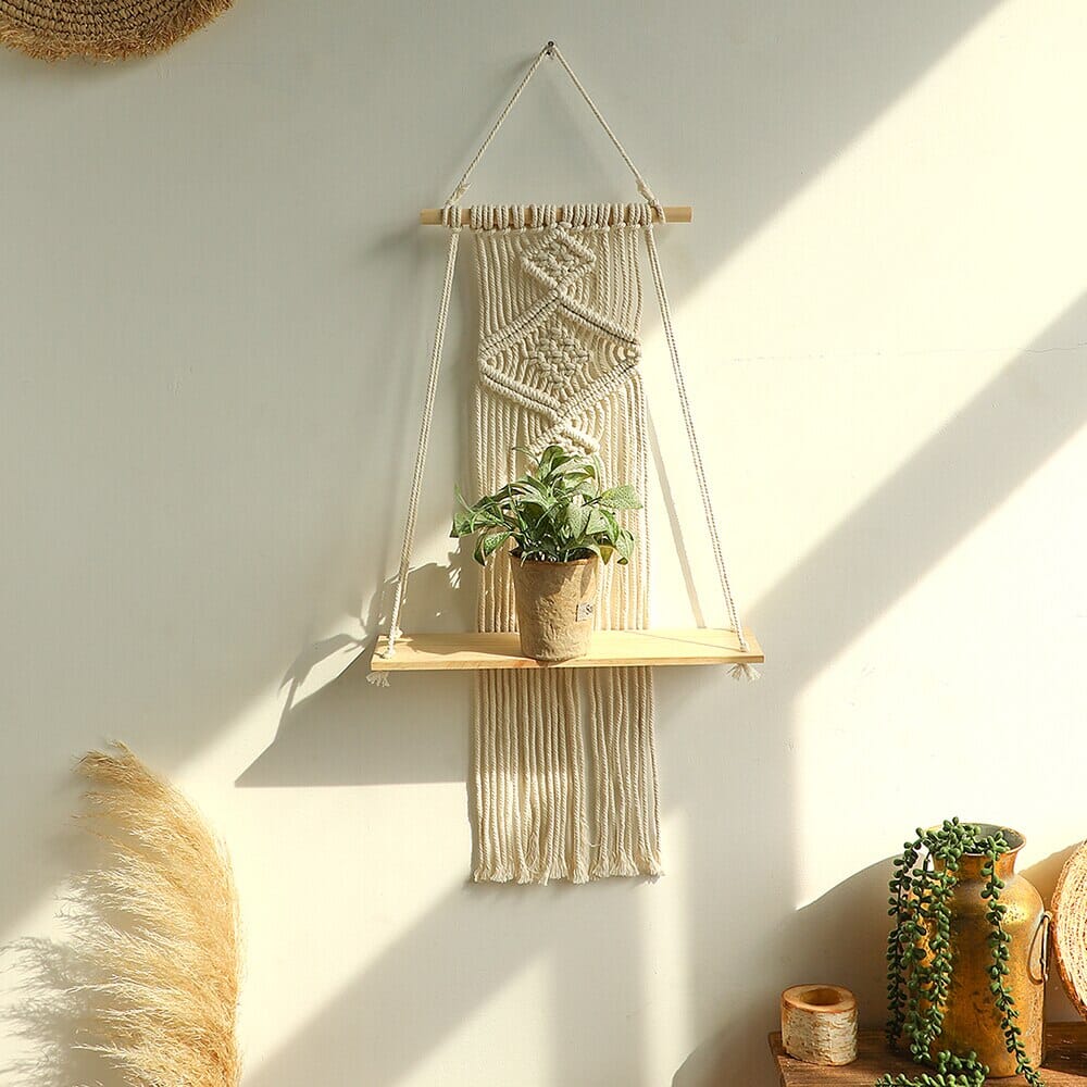 Macramé Wandplank