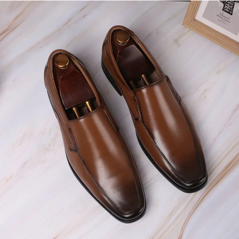 FusionFit business leather shoes for men