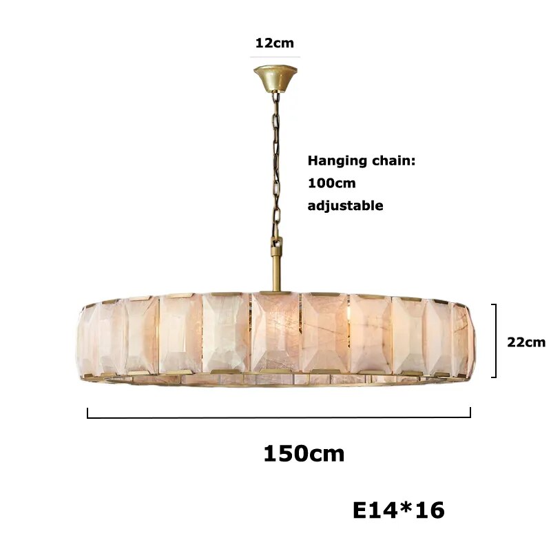 Retro American E14 LED Dimmable Chandelier Hanging Lamps