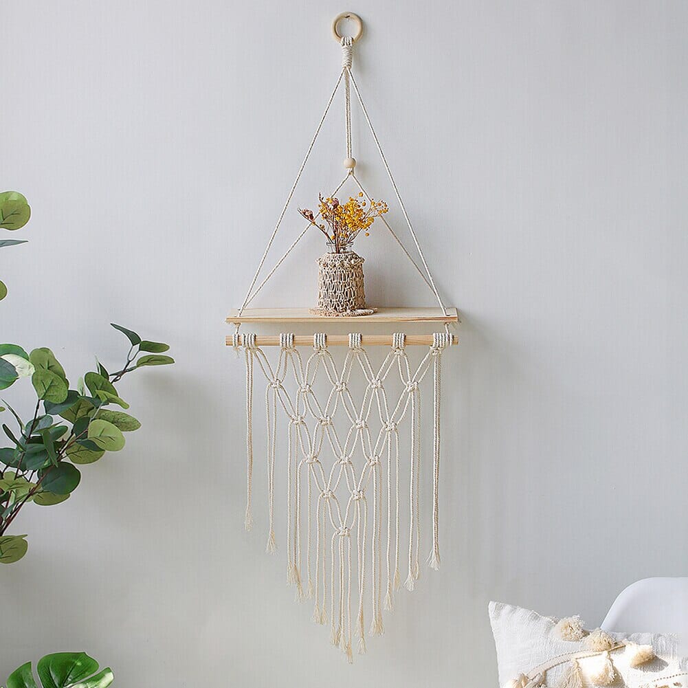 Macrame Wall Hanging Shelves