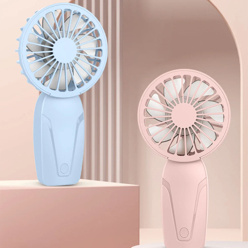 Sara Portable Mini Fan - USB Rechargeable, Lightweight & Cute for On-The-Go Cooling