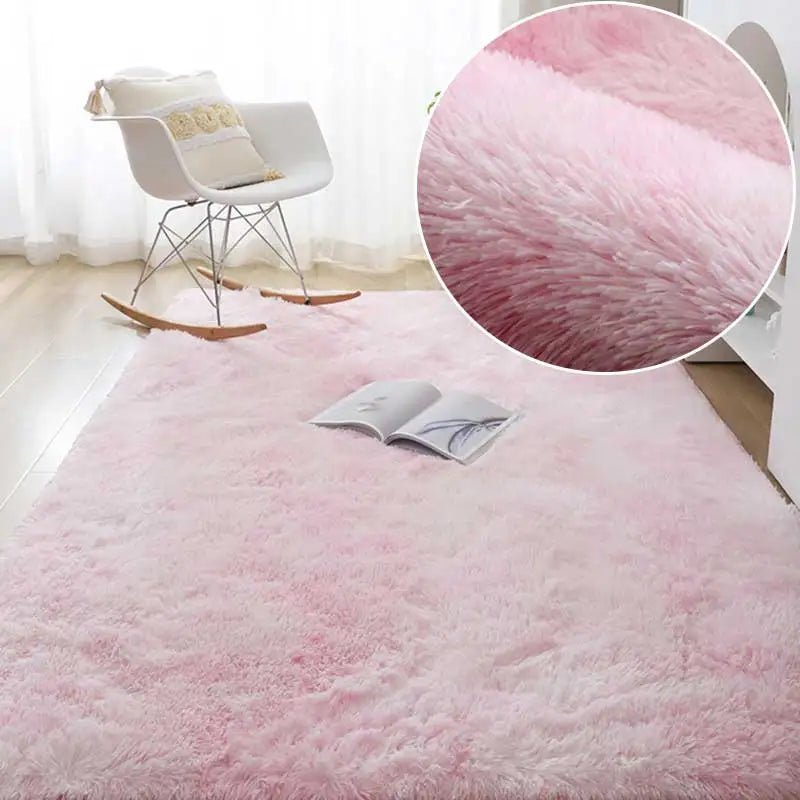 Alfombra Suave y Esponjosa Rosa Winnie – Alfombra Acogedora de Felpa para Sala de Estar y Habitación de Niños