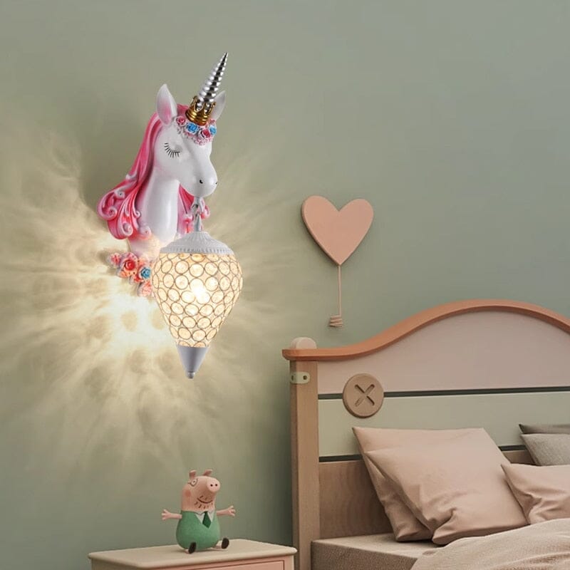 Unicorn Resin Wall Lamp