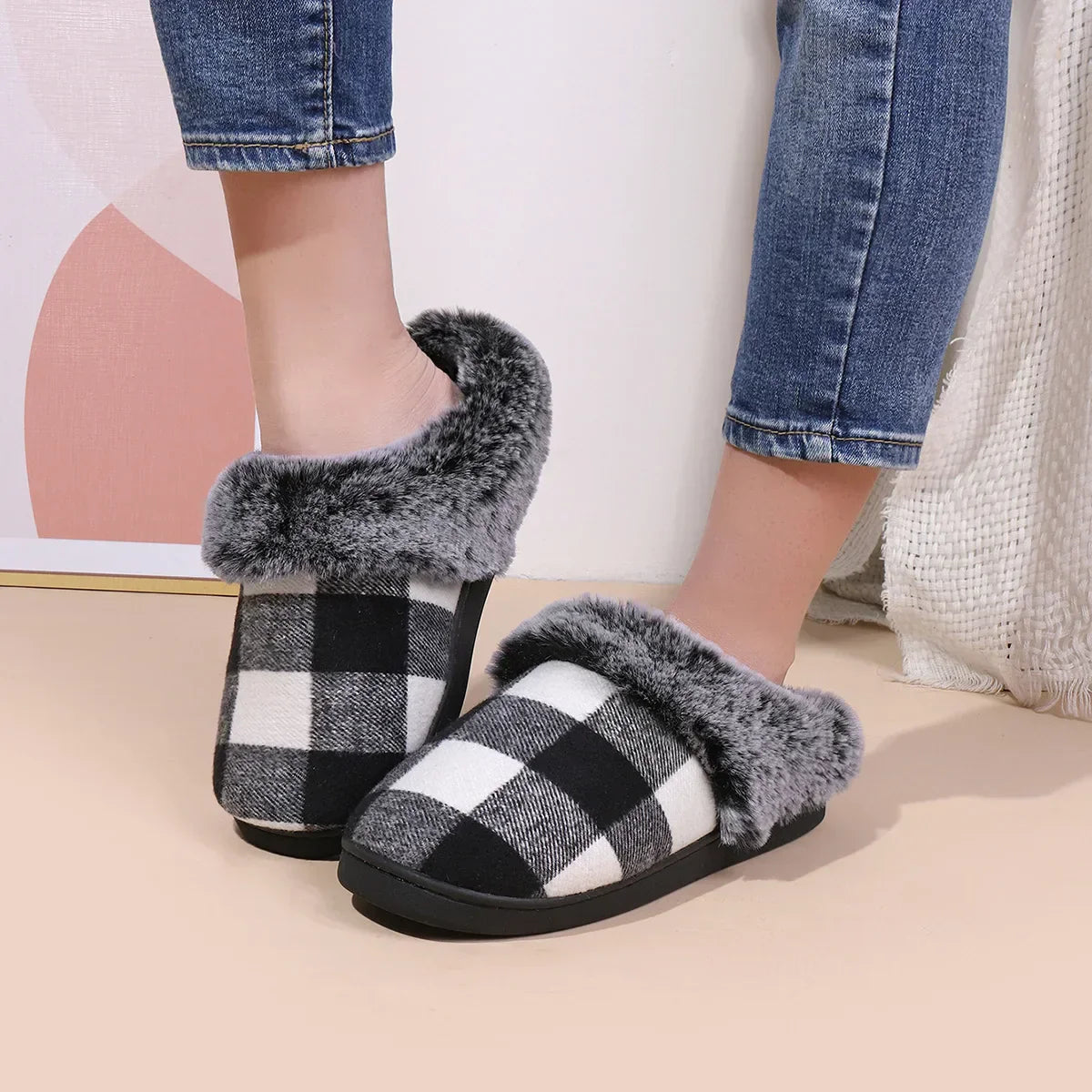 ThickWarmth - Non-slip Winter Classic Slippers