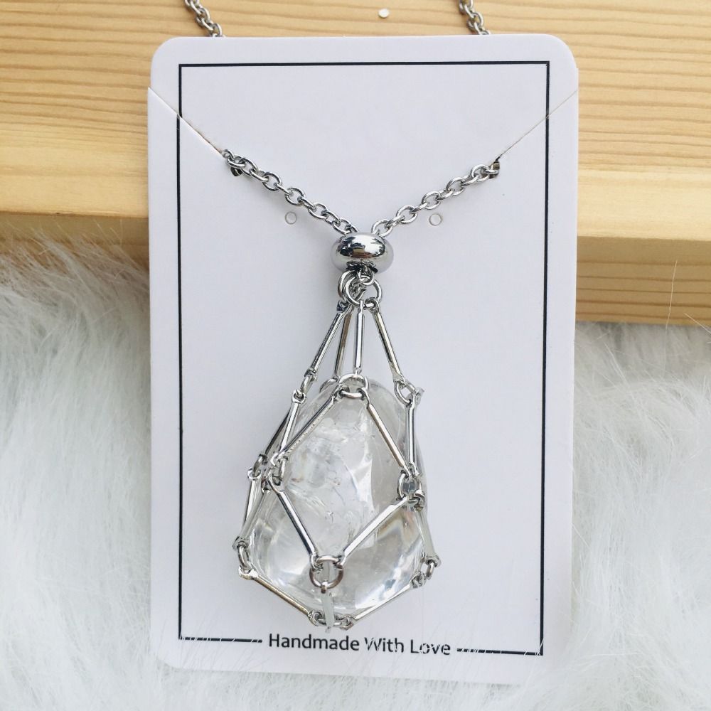 Crystal stones necklace