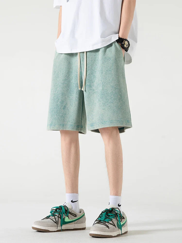 320G Heavy Cotton Washed Shorts