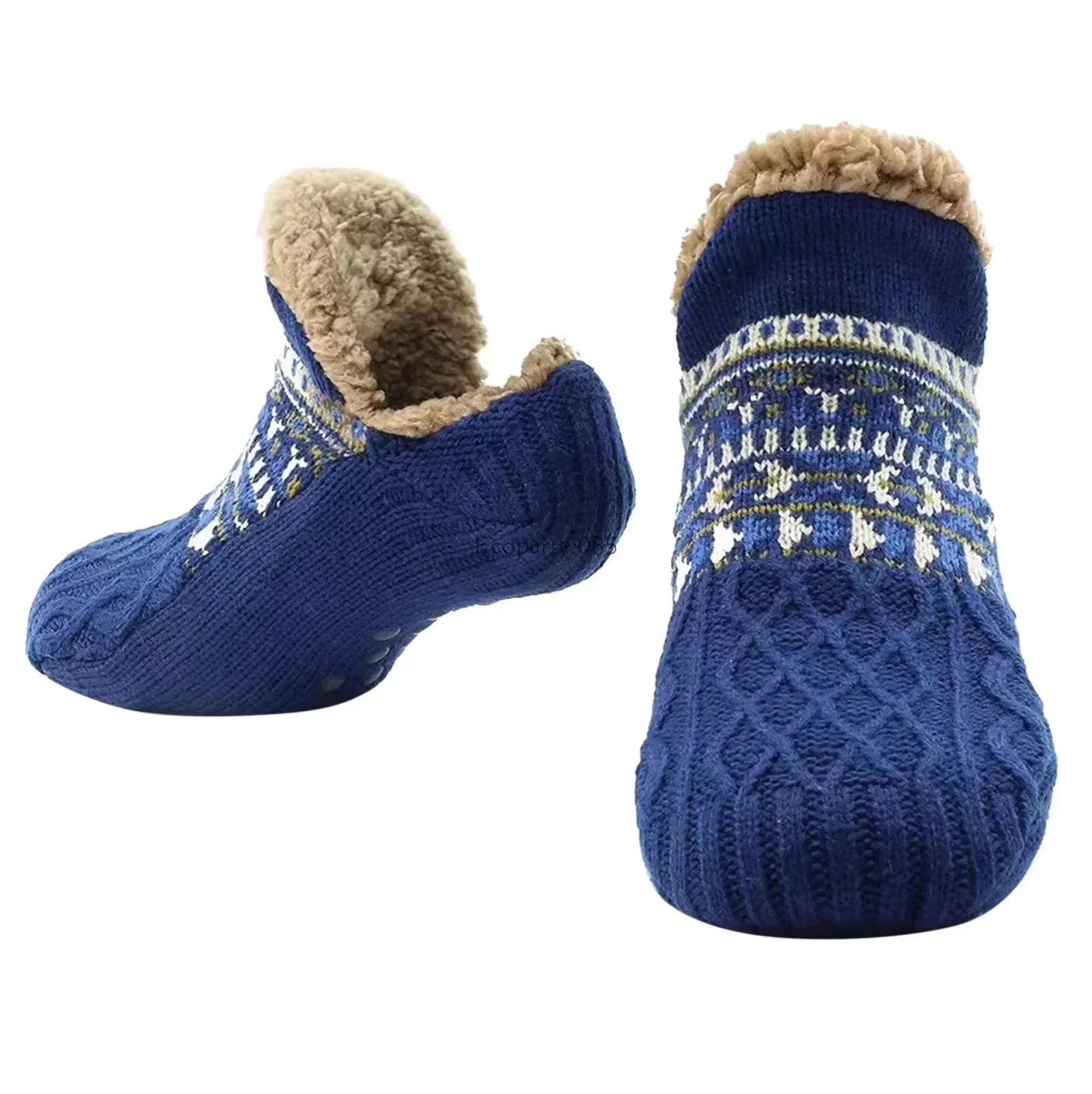 CozyStep Liukumattomat jooga- ja lumisukat | Lämpimät unisex-kotitossut syksyyn ja talveen