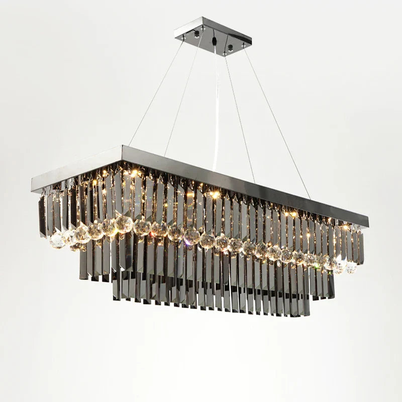 Katie Black Crystal Chandelier