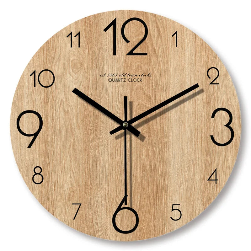 WoodGrain – Wall Clock in Wood Design