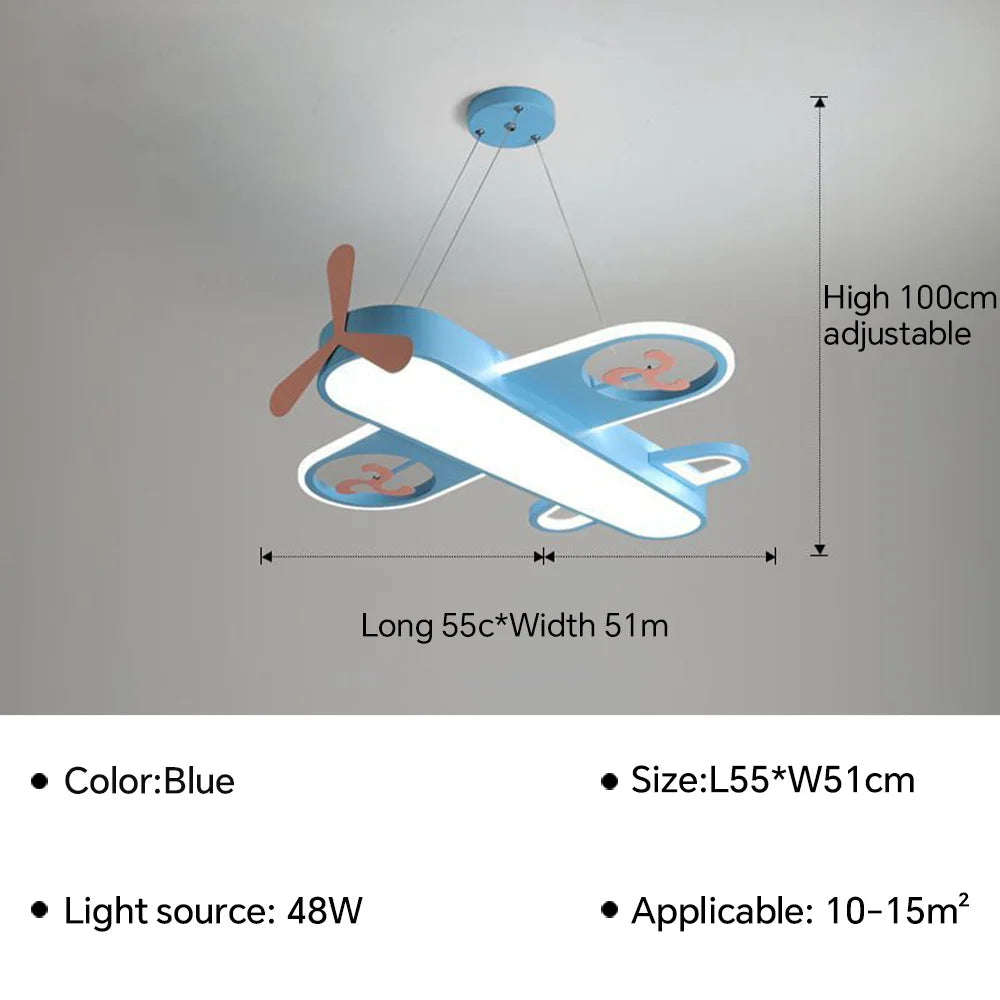 Flygplans LED-krona