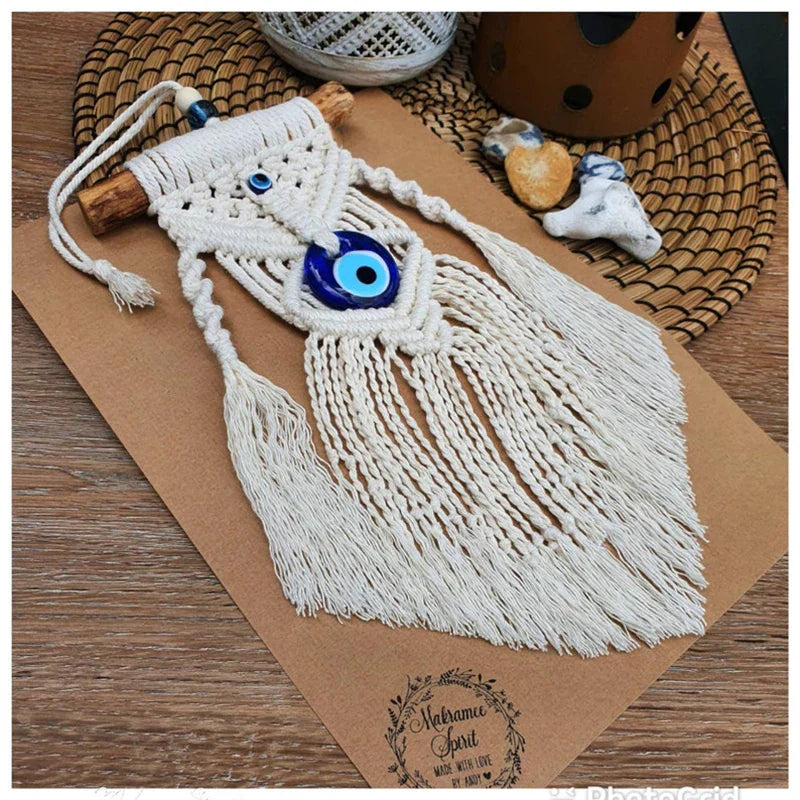 Handmade Evil Eye Wall Hanging