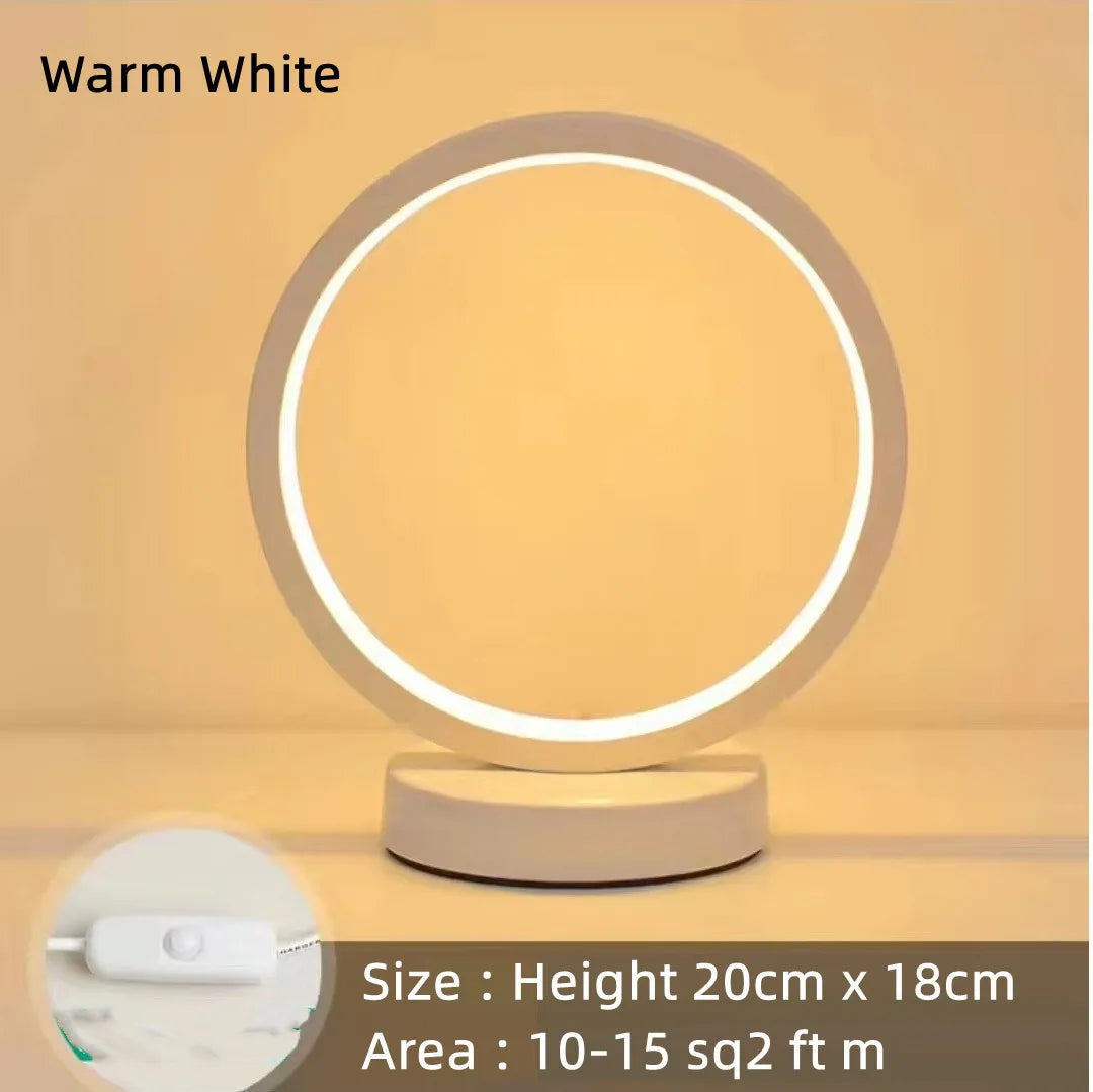 Modern LED Circular Table Lamp