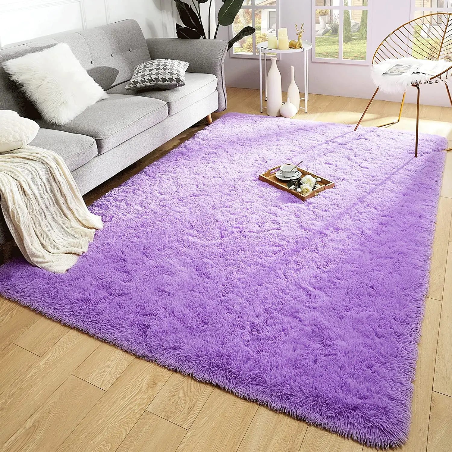 Alfombra Suave y Esponjosa Rosa Winnie – Alfombra Acogedora de Felpa para Sala de Estar y Habitación de Niños