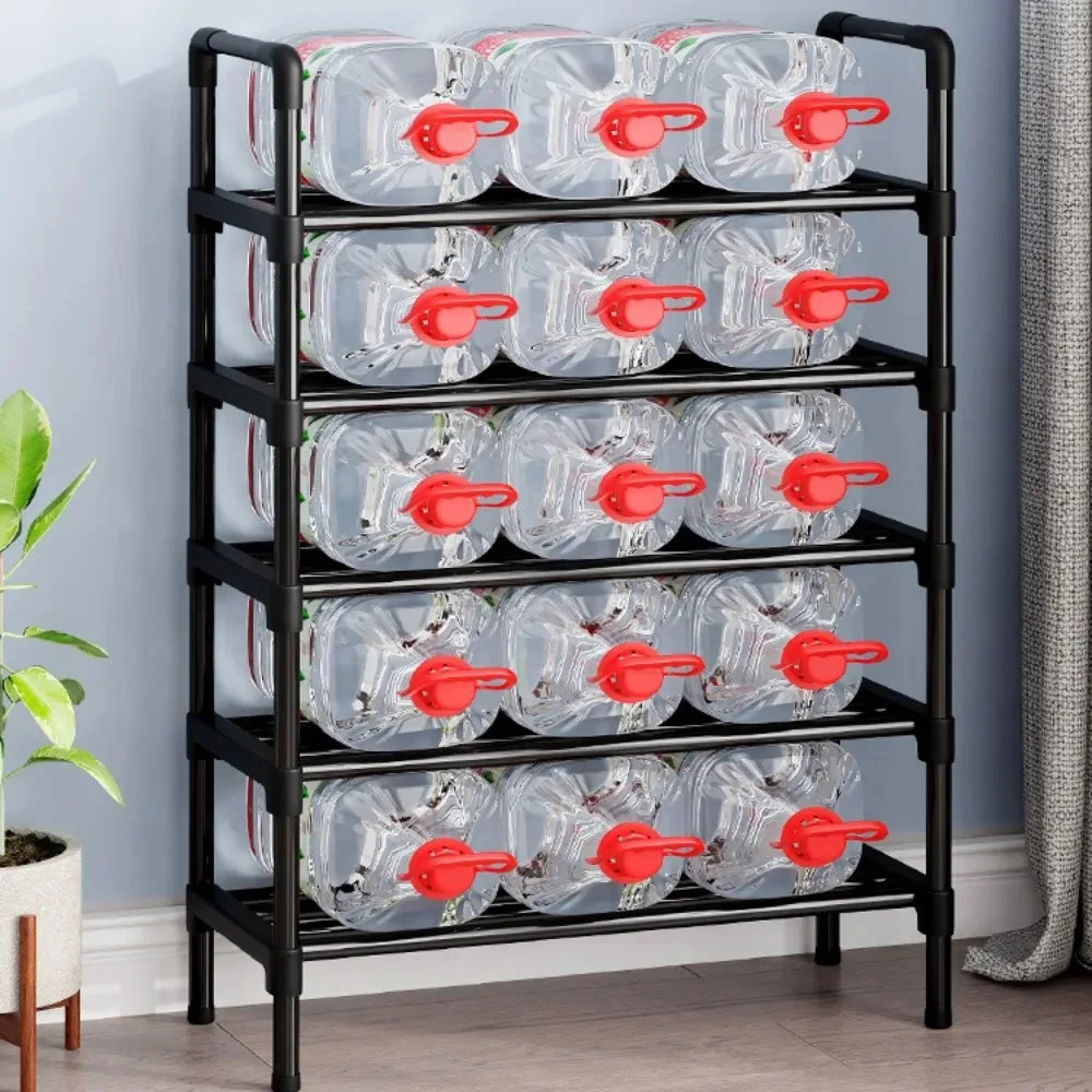 Sara 5-Tier Metal Shoe Rack – Space-Saving, Sturdy & Stylish Organizer