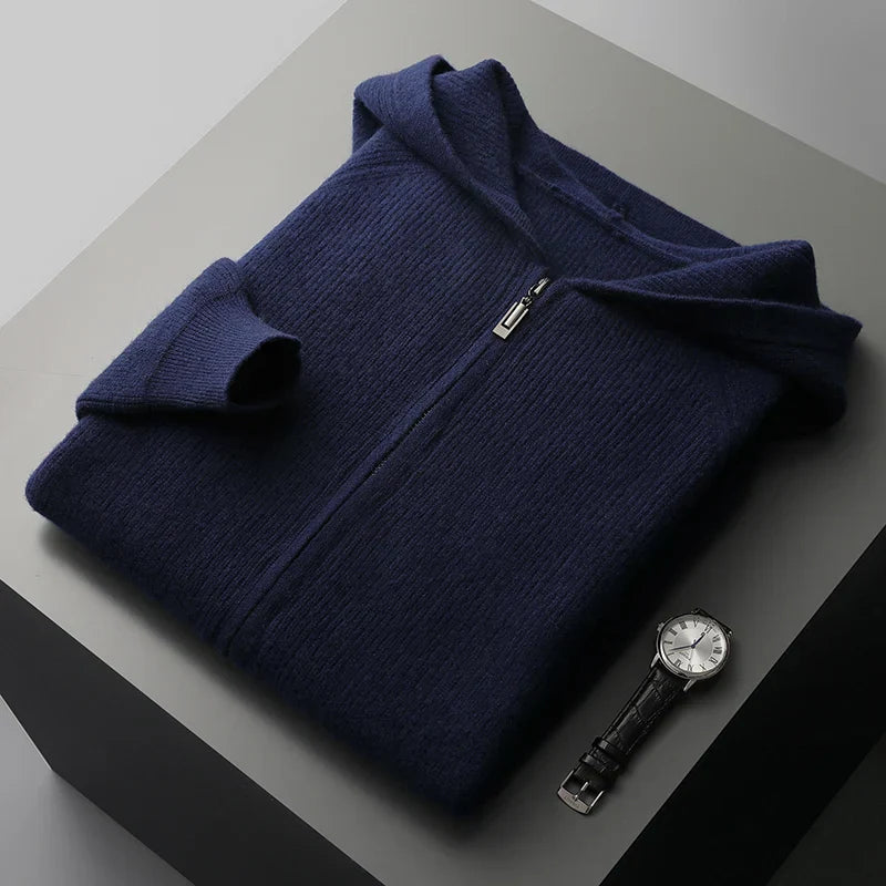 Royal Cashmere Merino Ull Zip-Up