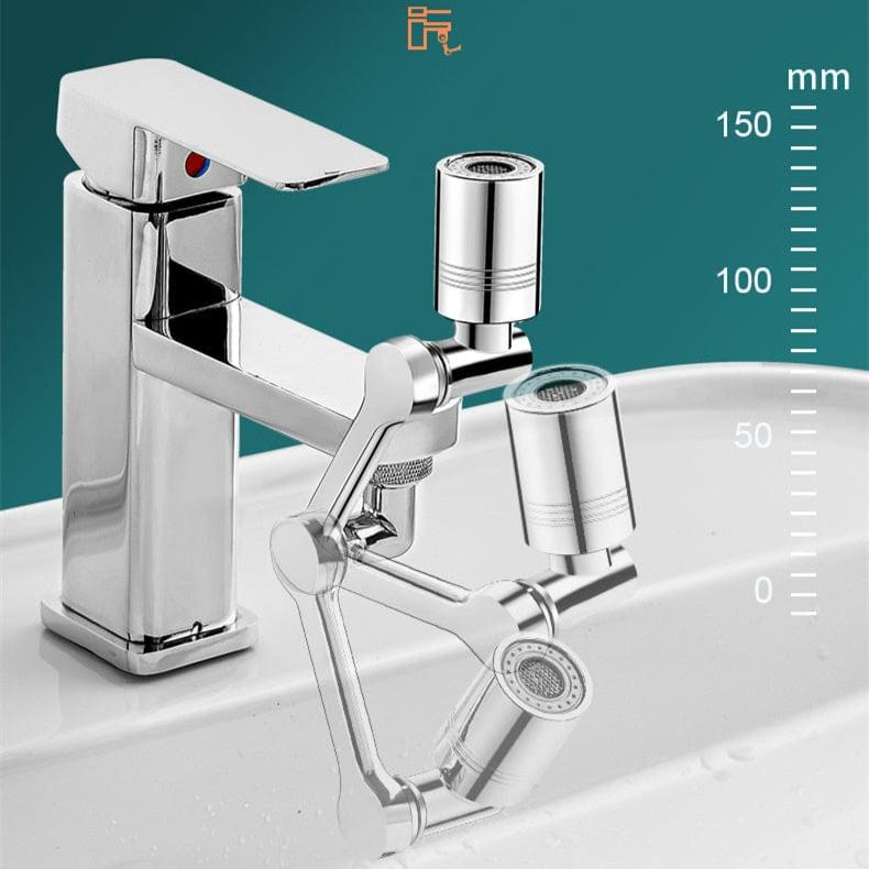 Rotating faucet extension for easy cleaning